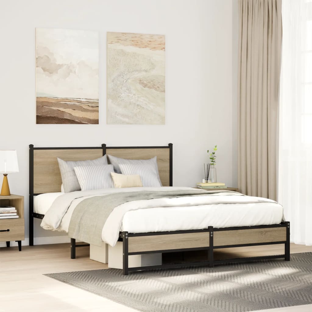 Metal Bed Frame Without Mattress