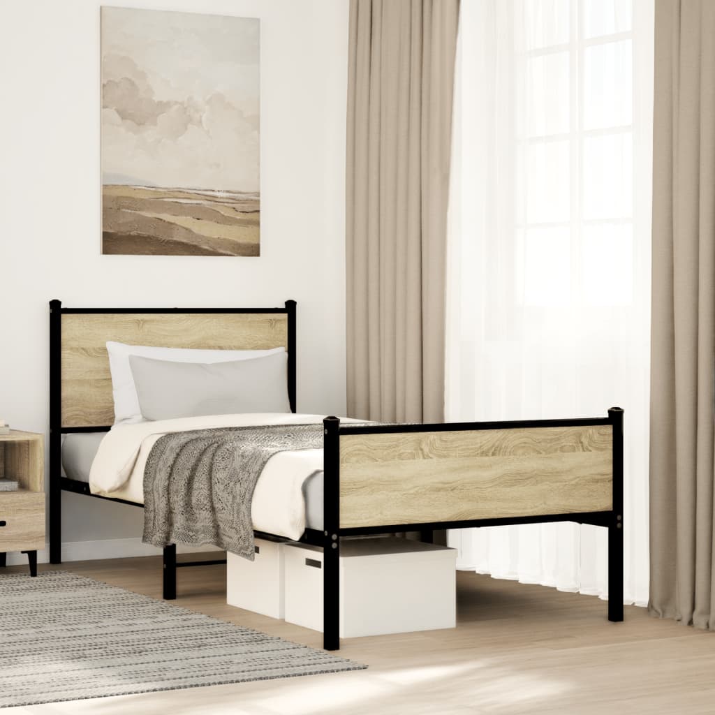 Metal Bed Frame Without Mattress