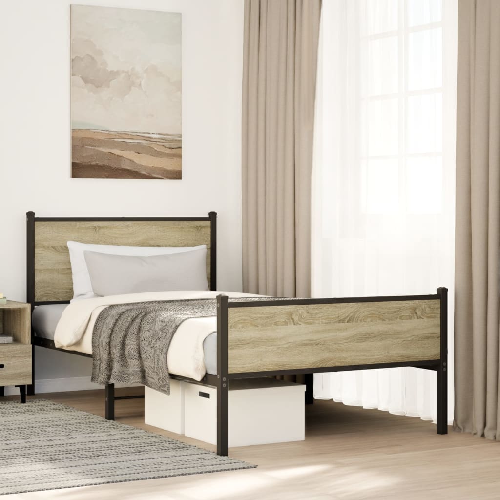 Metal Bed Frame Without Mattress
