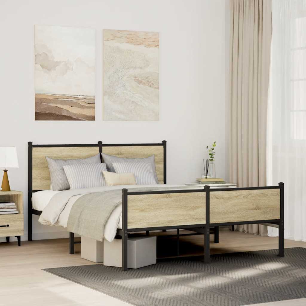 Metal Bed Frame Without Mattress