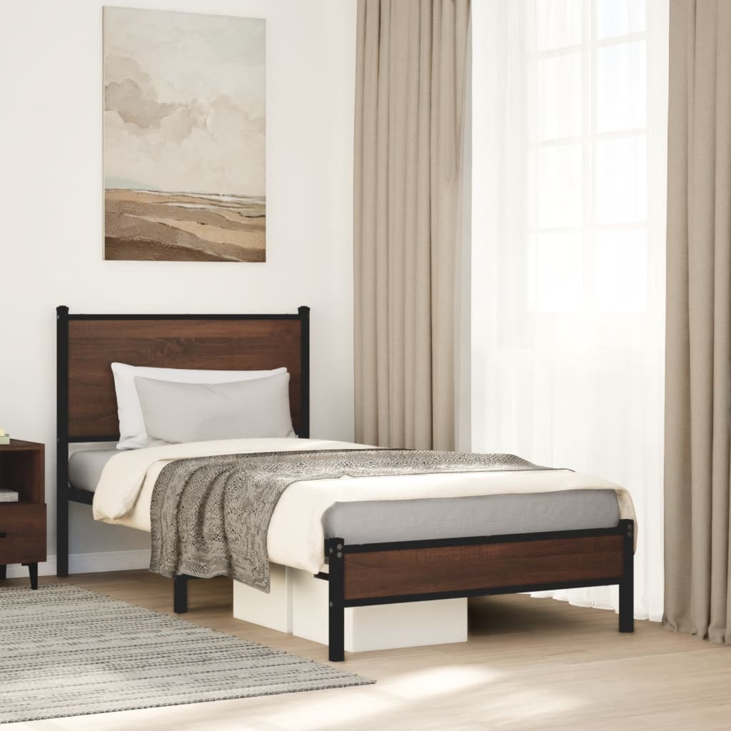Metal Bed Frame Without Mattress