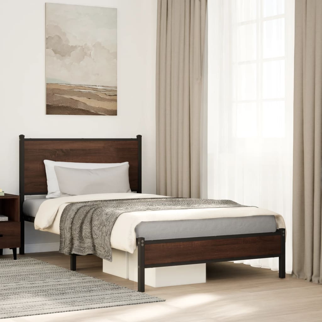 Metal Bed Frame Without Mattress