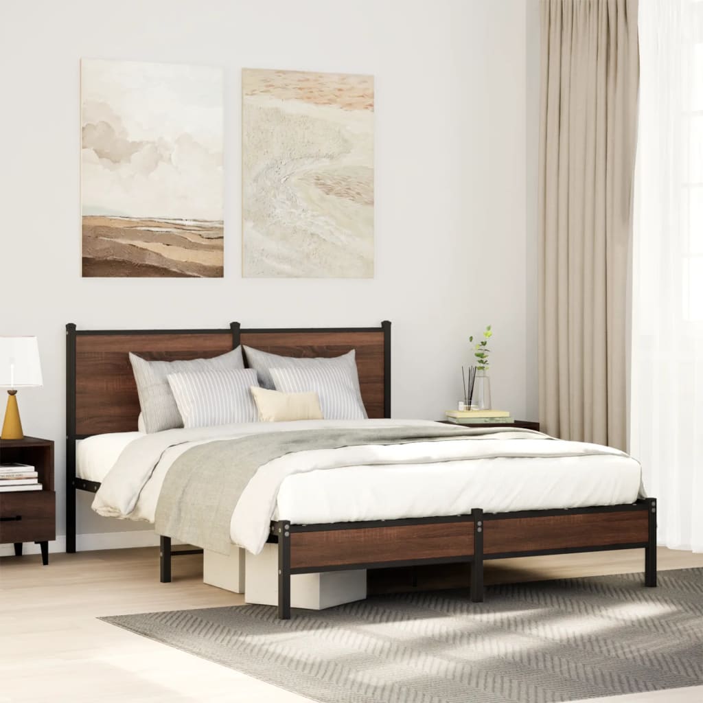 Metal Bed Frame Without Mattress