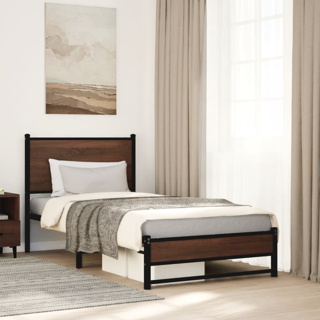 Metal Bed Frame Without Mattress