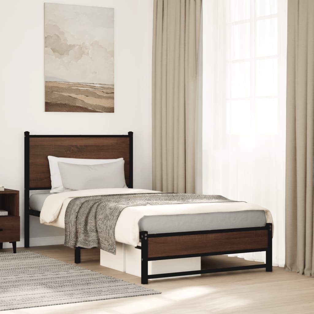 Metal Bed Frame Without Mattress
