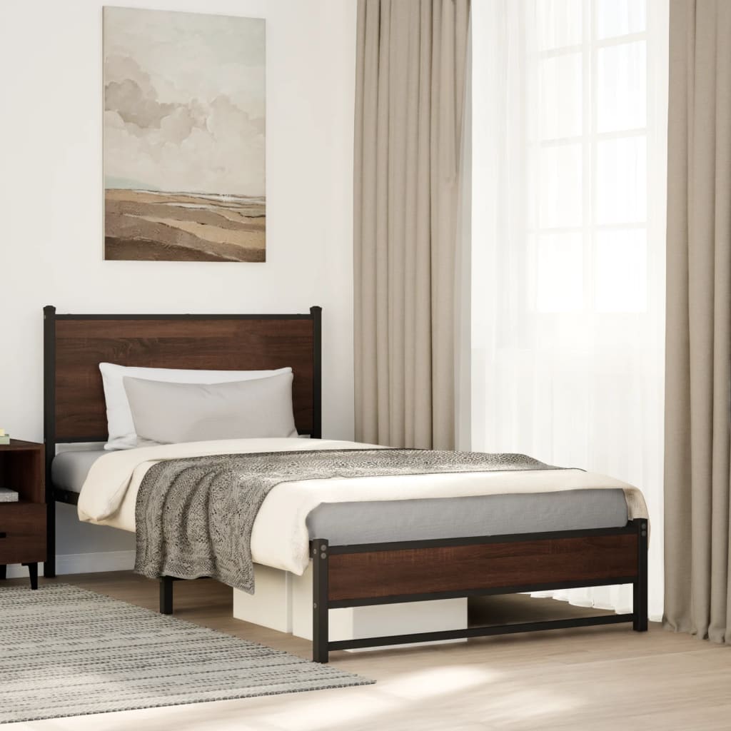 Metal Bed Frame Without Mattress