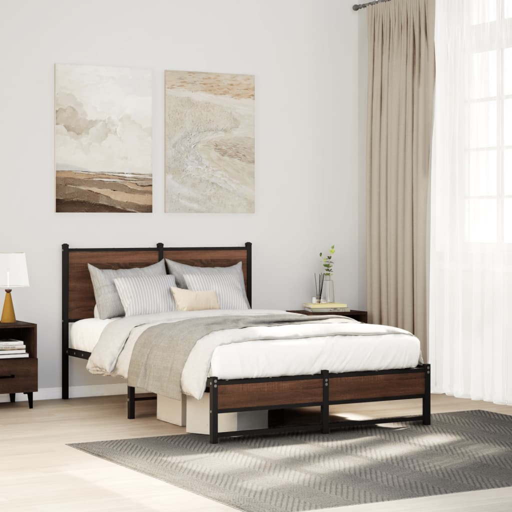 Metal Bed Frame Without Mattress