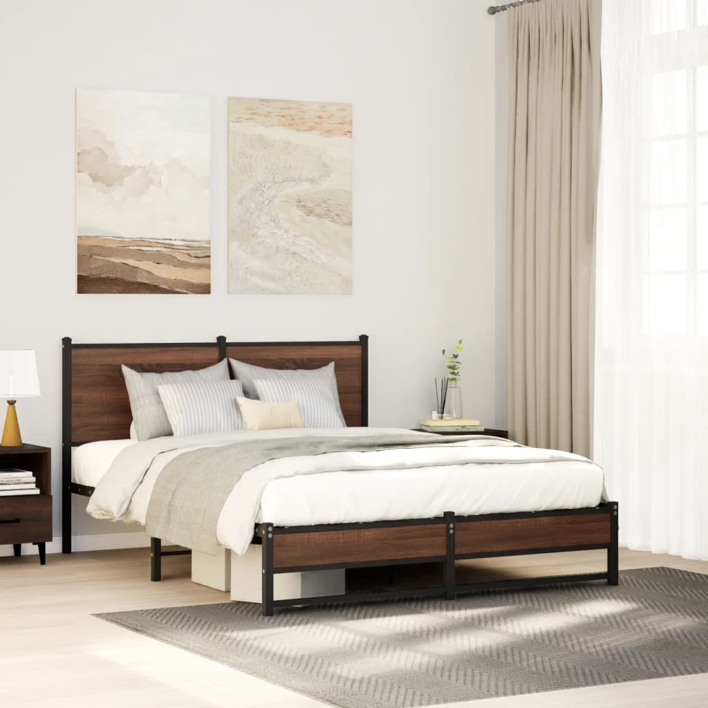 Metal Bed Frame Without Mattress