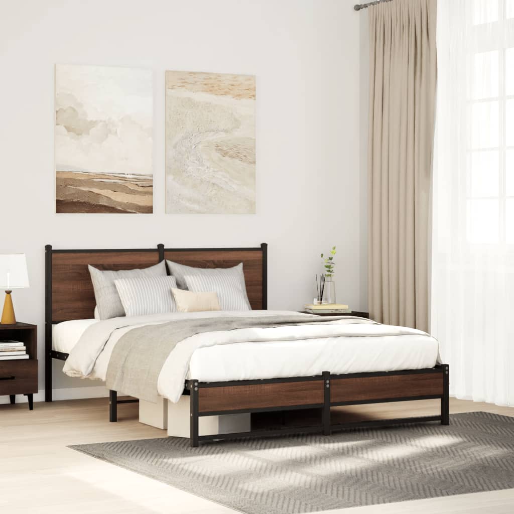 Metal Bed Frame Without Mattress