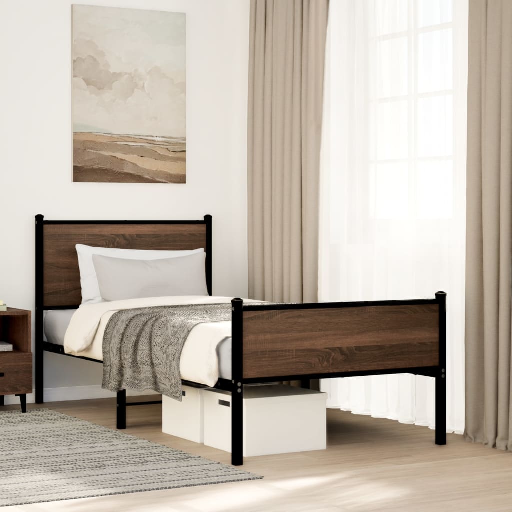 Metal Bed Frame Without Mattress