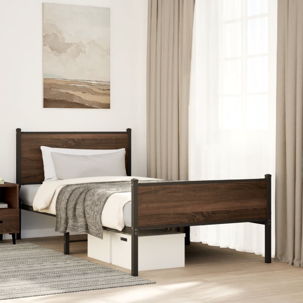 Metal Bed Frame Without Mattress