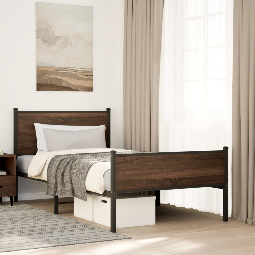 Metal Bed Frame Without Mattress