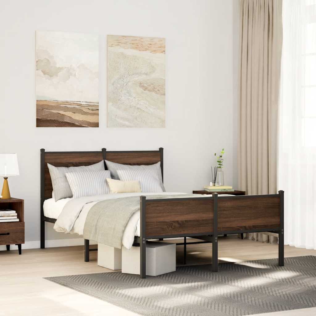 Metal Bed Frame Without Mattress