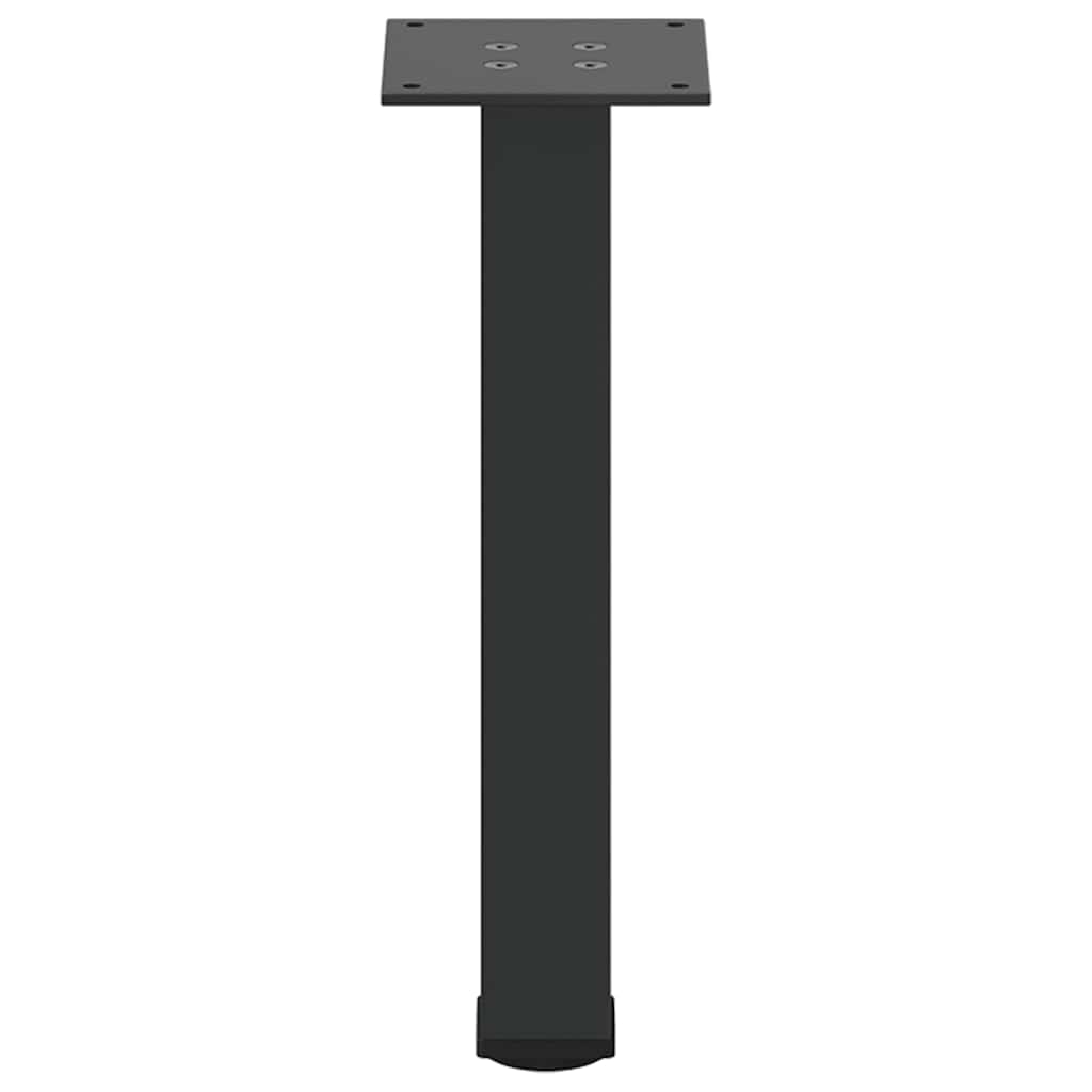 Table Legs Coffee 4 Pcs 42-44 Cm Steel White Black Anthracite Natural Adjustable