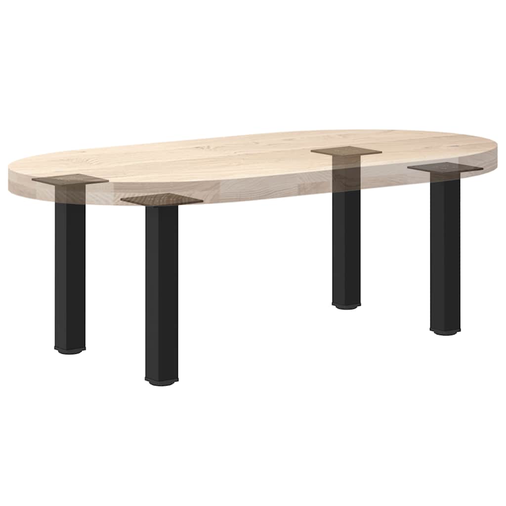 Table Legs Coffee 4 Pcs 42-44 Cm Steel White Black Anthracite Natural Adjustable