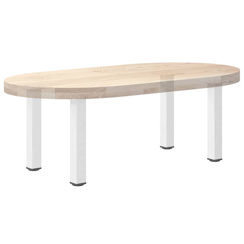Table Legs Coffee 4 Pcs 42-44 Cm Steel White Black Anthracite Natural Adjustable