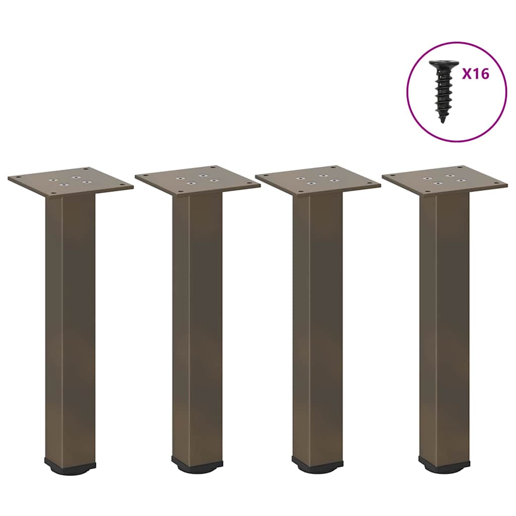 Coffee Table Legs 4 Pcs 42-44 Cm Steel