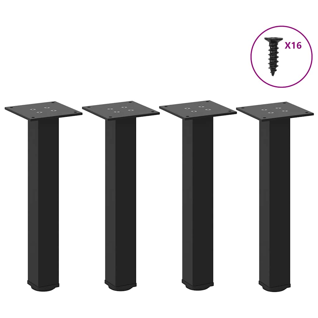 Coffee Table Legs 4 Pcs 42-44 Cm Steel