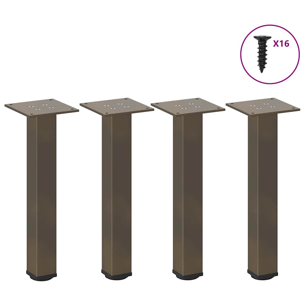 Coffee Table Legs 4 Pcs 42-44 Cm Steel