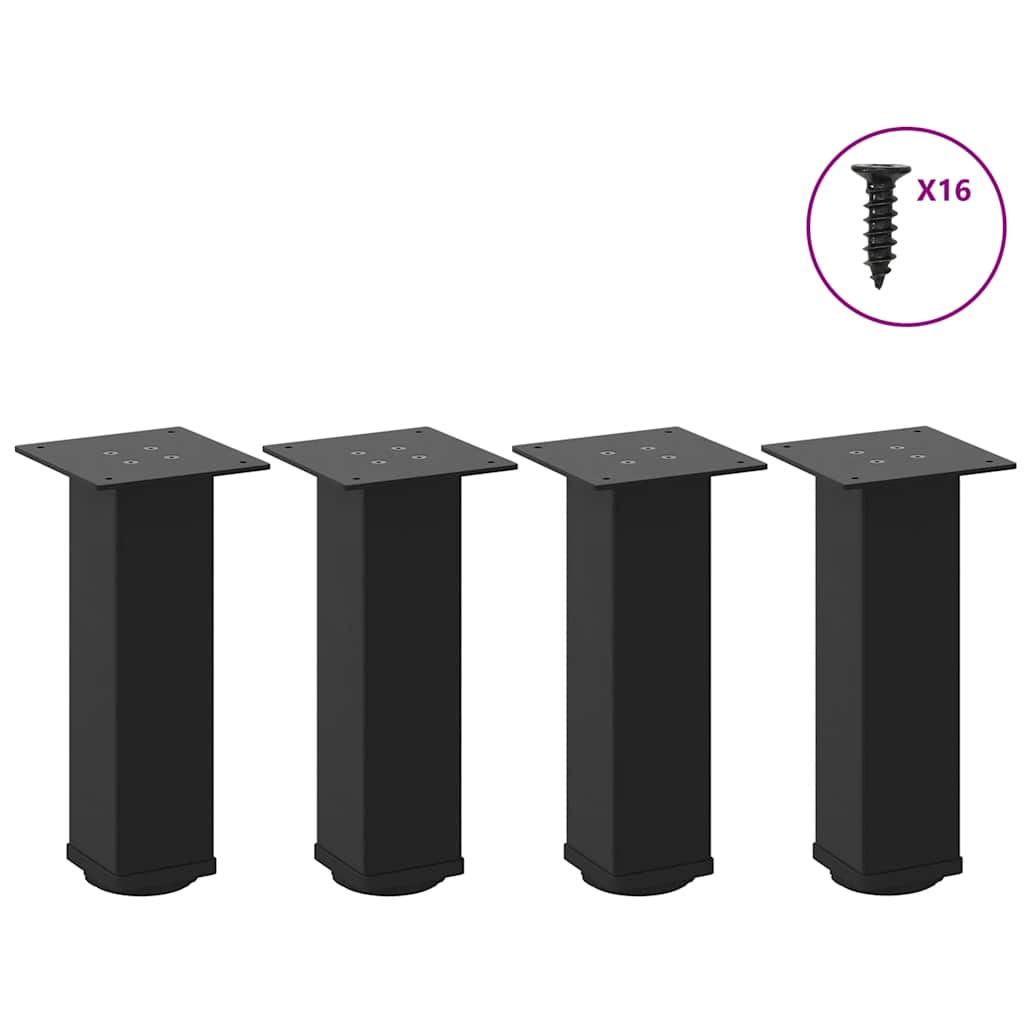 Coffee Table Legs 4 Pcs 42-44 Cm Steel