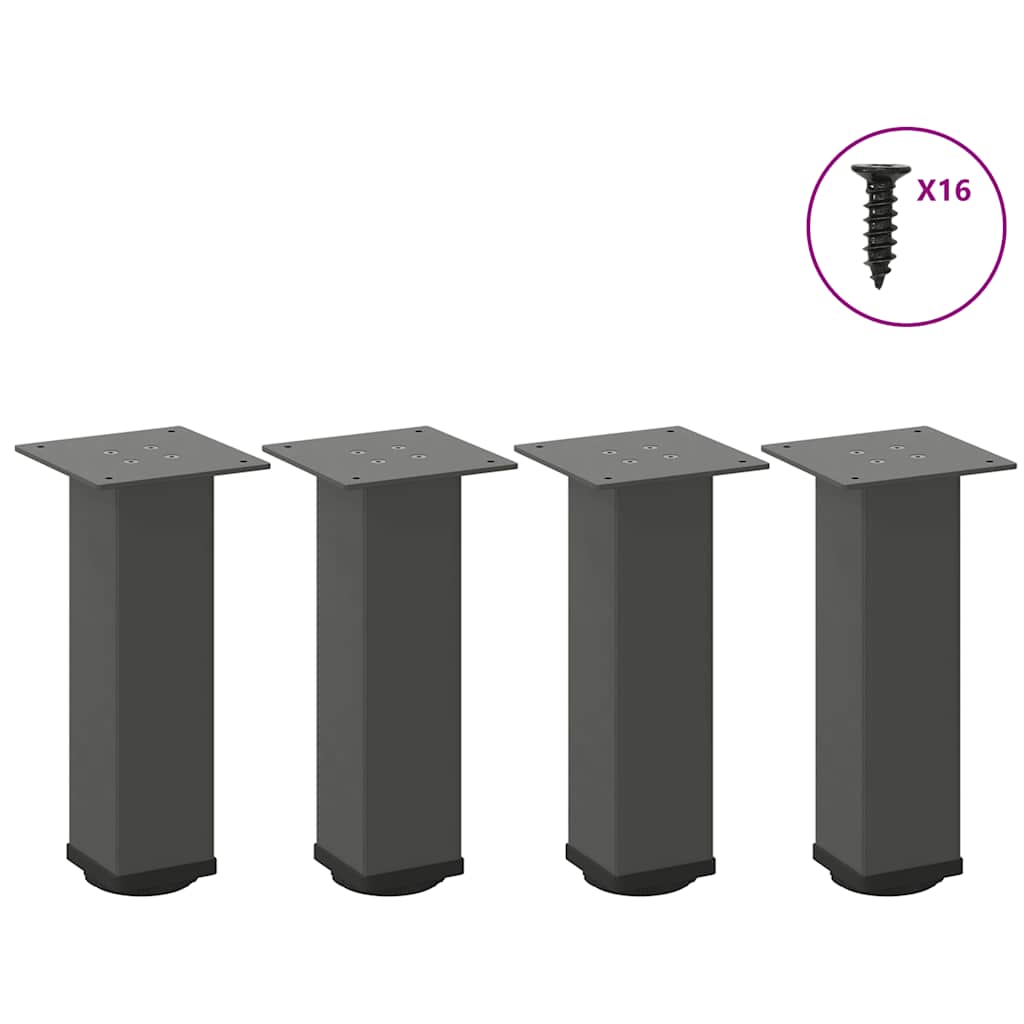 Coffee Table Legs 4 Pcs 42-44 Cm Steel