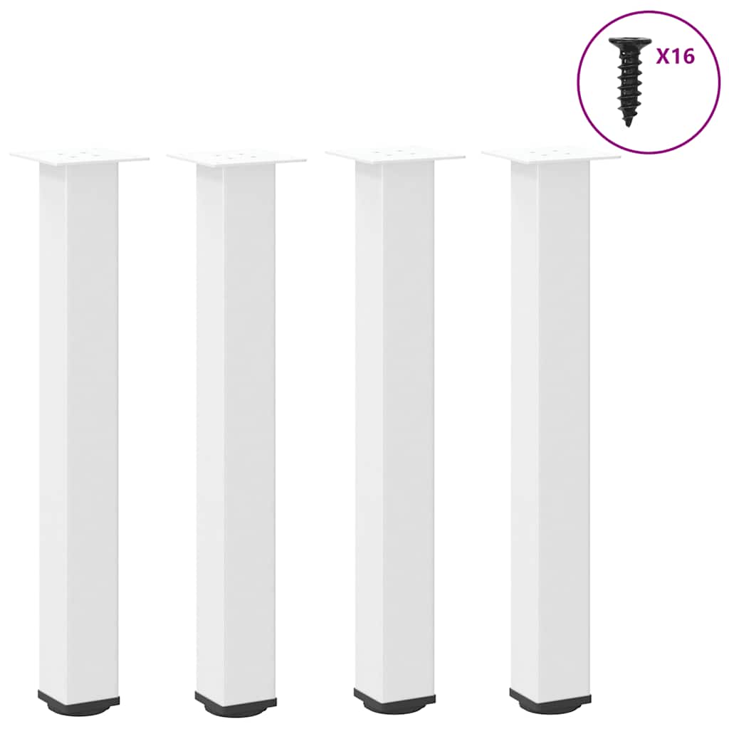 Coffee Table Legs 4 Pcs 42-44 Cm Steel
