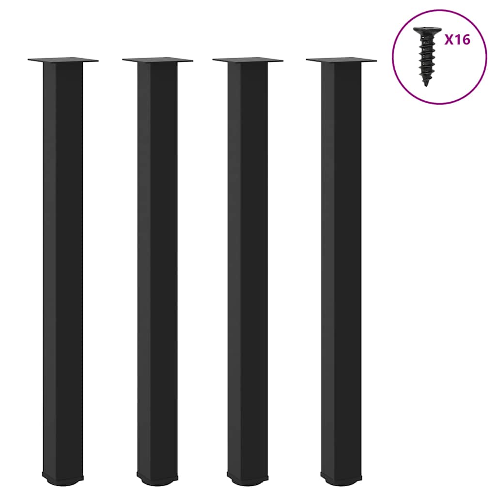 Coffee Table Legs 4 Pcs 42-44 Cm Steel