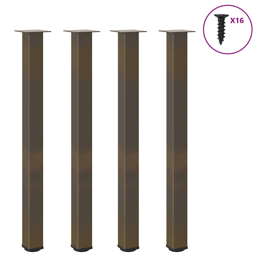 Coffee Table Legs 4 Pcs 42-44 Cm Steel