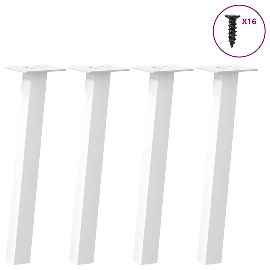 Table Legs Coffee 4 Pcs 42 Cm Steel anthracite white black natural 30 cm (40 mm)