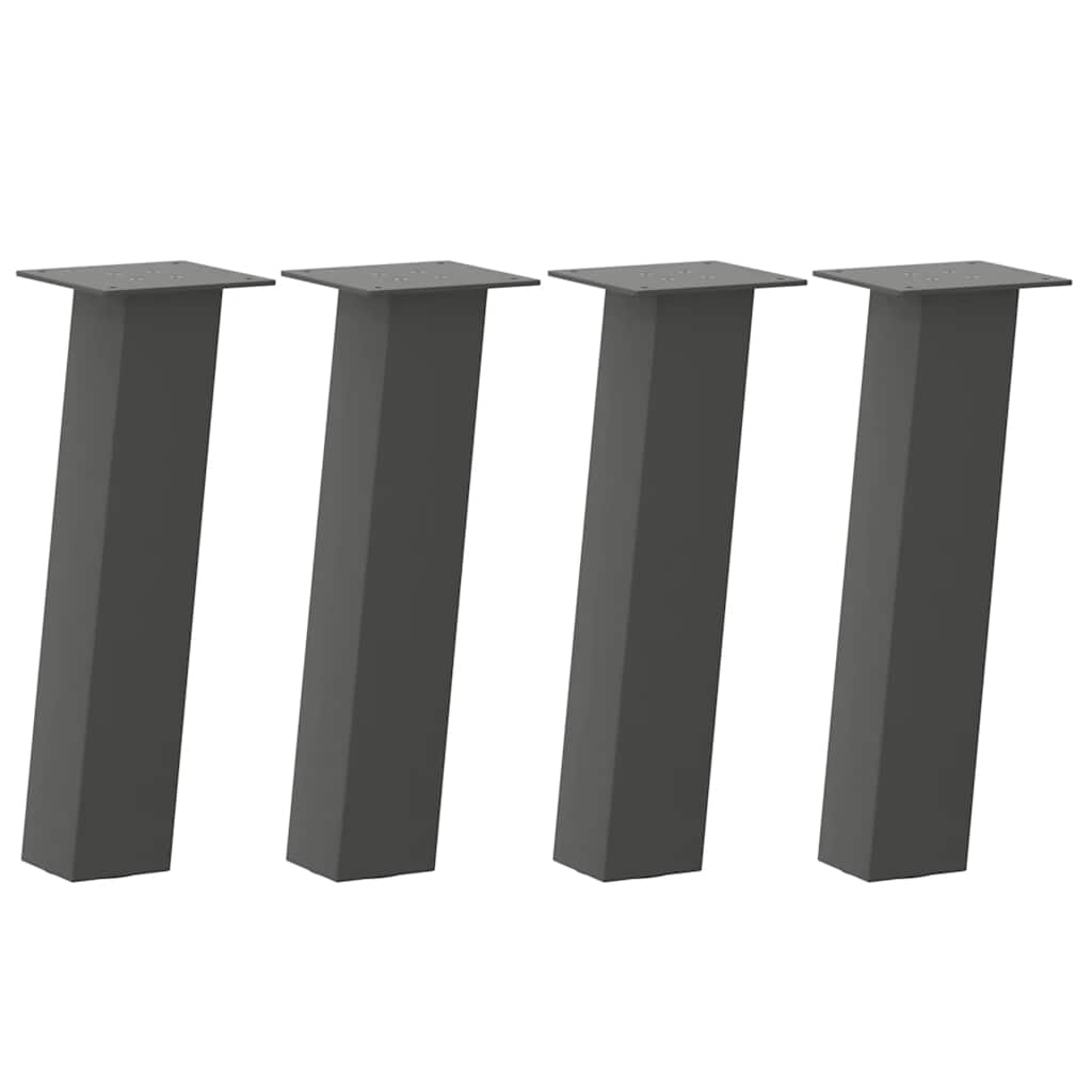 Coffee Table Legs 4 Pcs 42 Cm Steel