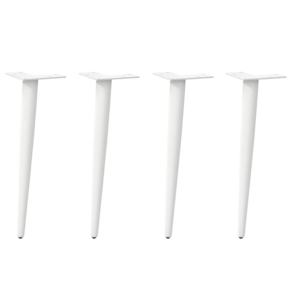 Coffee Table Legs Conical Shape 4 Pcs Steel