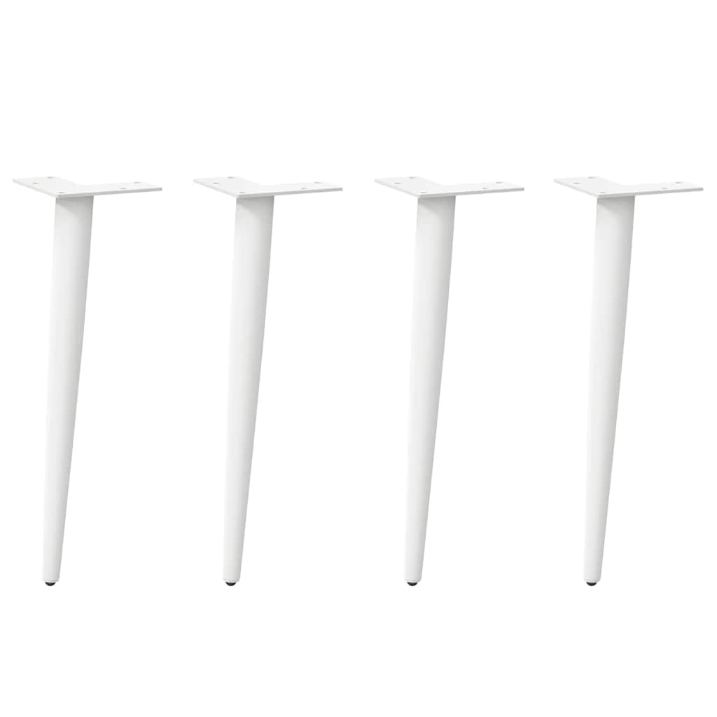 Coffee Table Legs Conical Shape 4 Pcs Steel