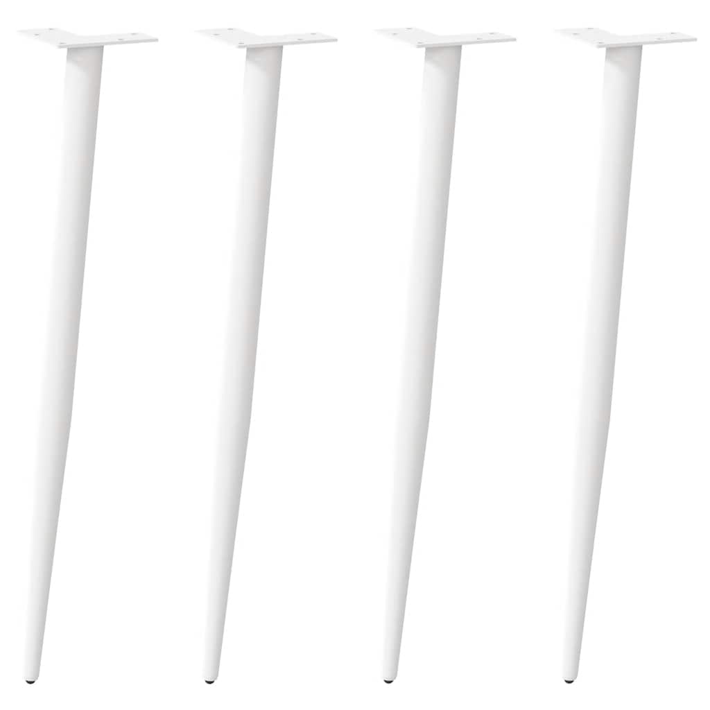 Coffee Table Legs Conical Shape 4 Pcs Steel