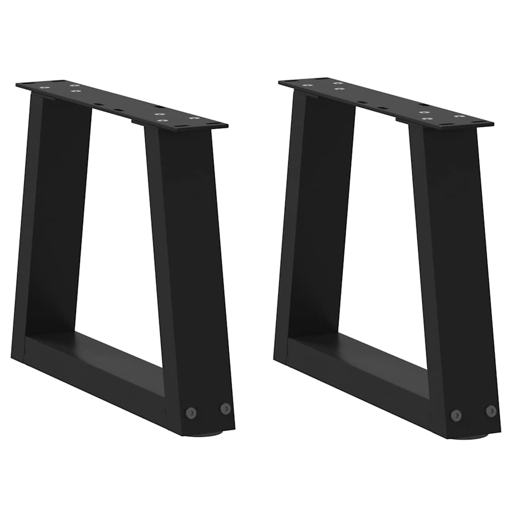 Coffee Table Legs V-Shape 2 Pcs Steel