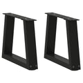Table Legs Coffee V-Shape 2 Pcs Steel Black Natural Anthracite White Adjustable