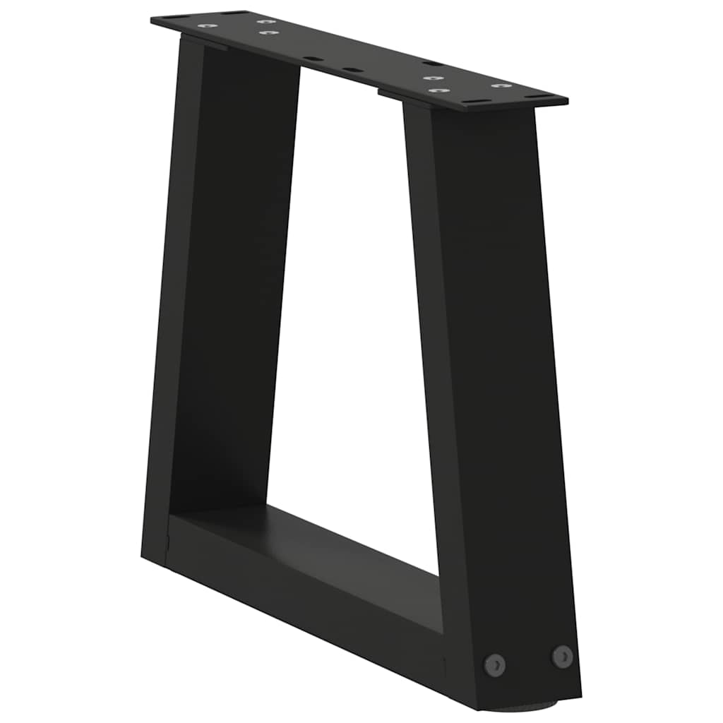 Coffee Table Legs V-Shape 2 Pcs Steel