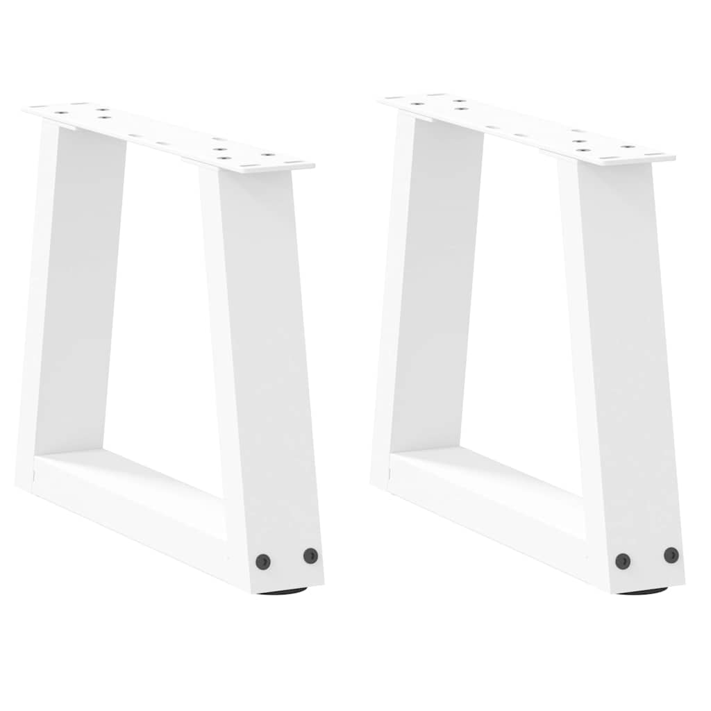 Coffee Table Legs V-Shape 2 Pcs Steel