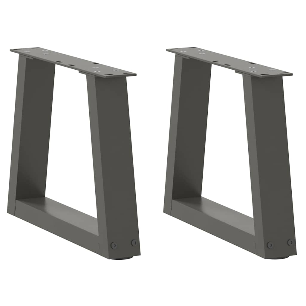 Coffee Table Legs V-Shape 2 Pcs Steel