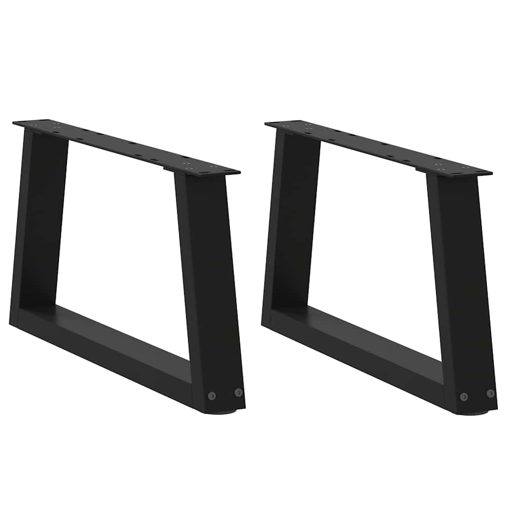 Coffee Table Legs V-Shape 2 Pcs Steel