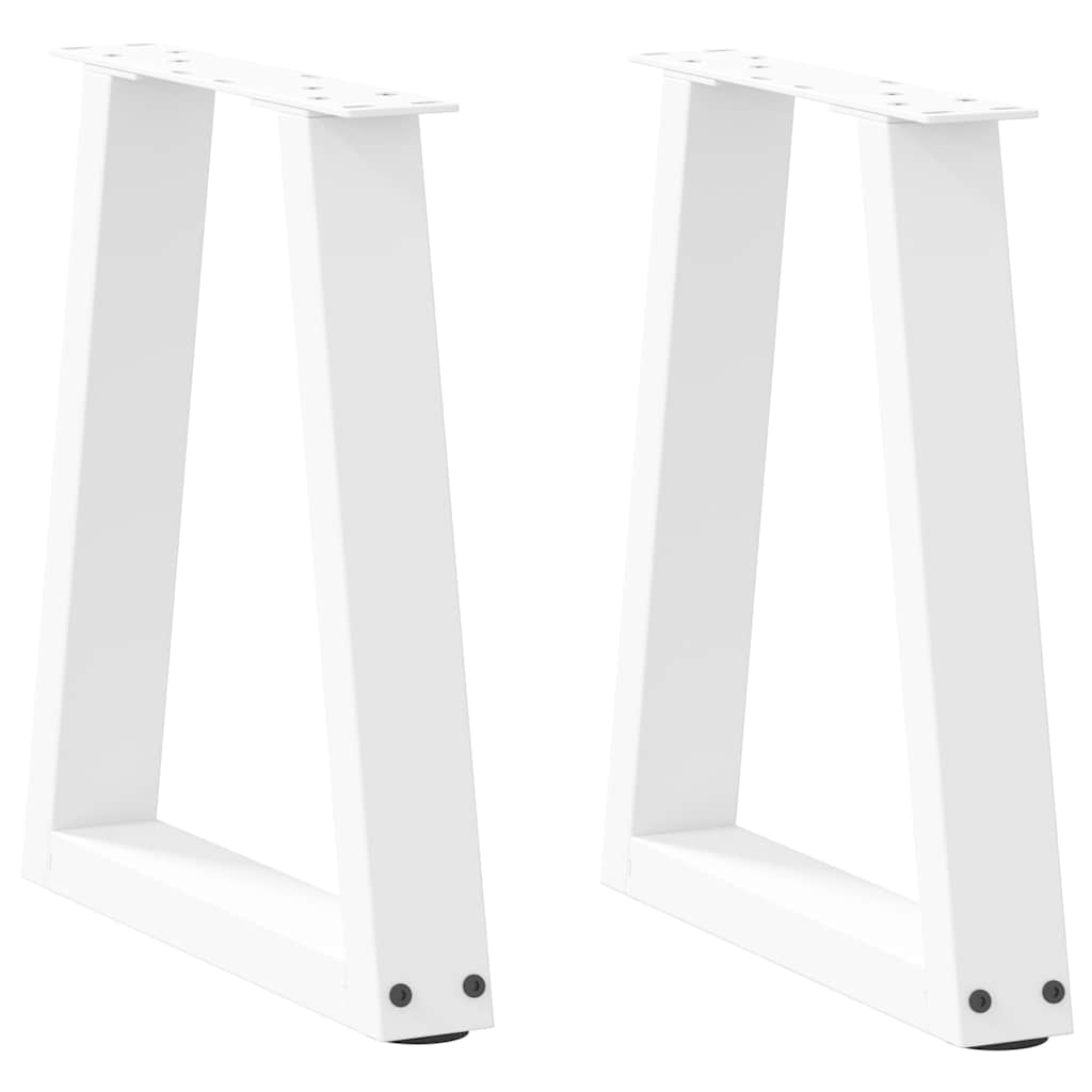 Coffee Table Legs V-Shape 2 Pcs Steel