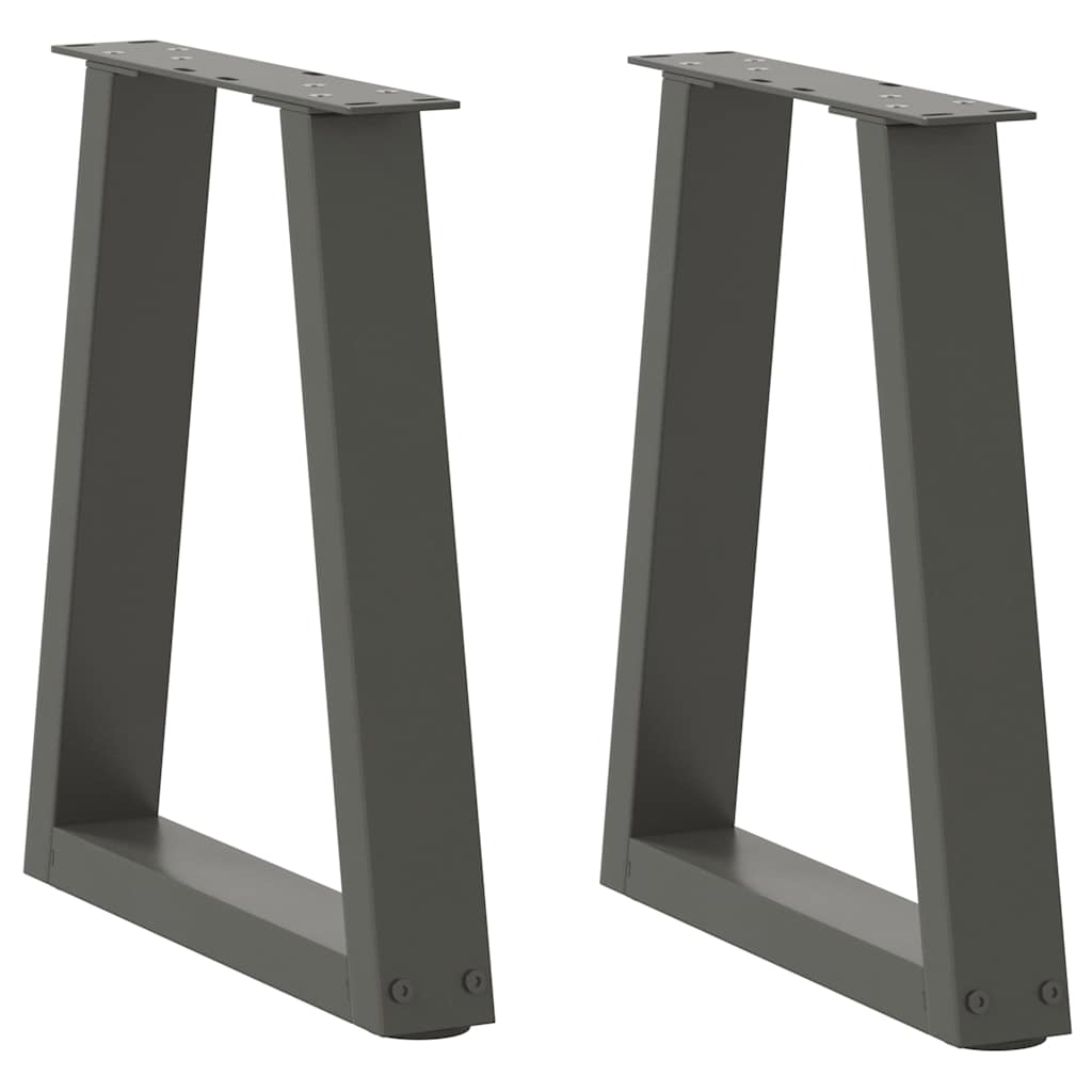 Coffee Table Legs V-Shape 2 Pcs Steel