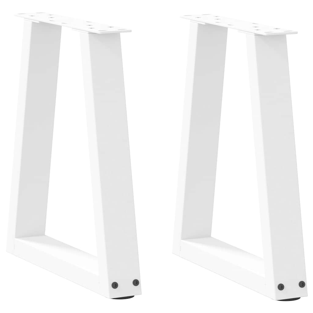 Coffee Table Legs V-Shape 2 Pcs Steel