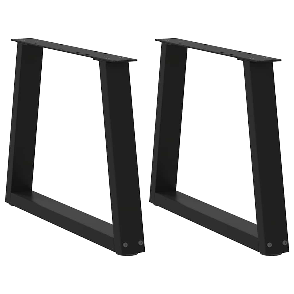 Coffee Table Legs V-Shape 2 Pcs Steel