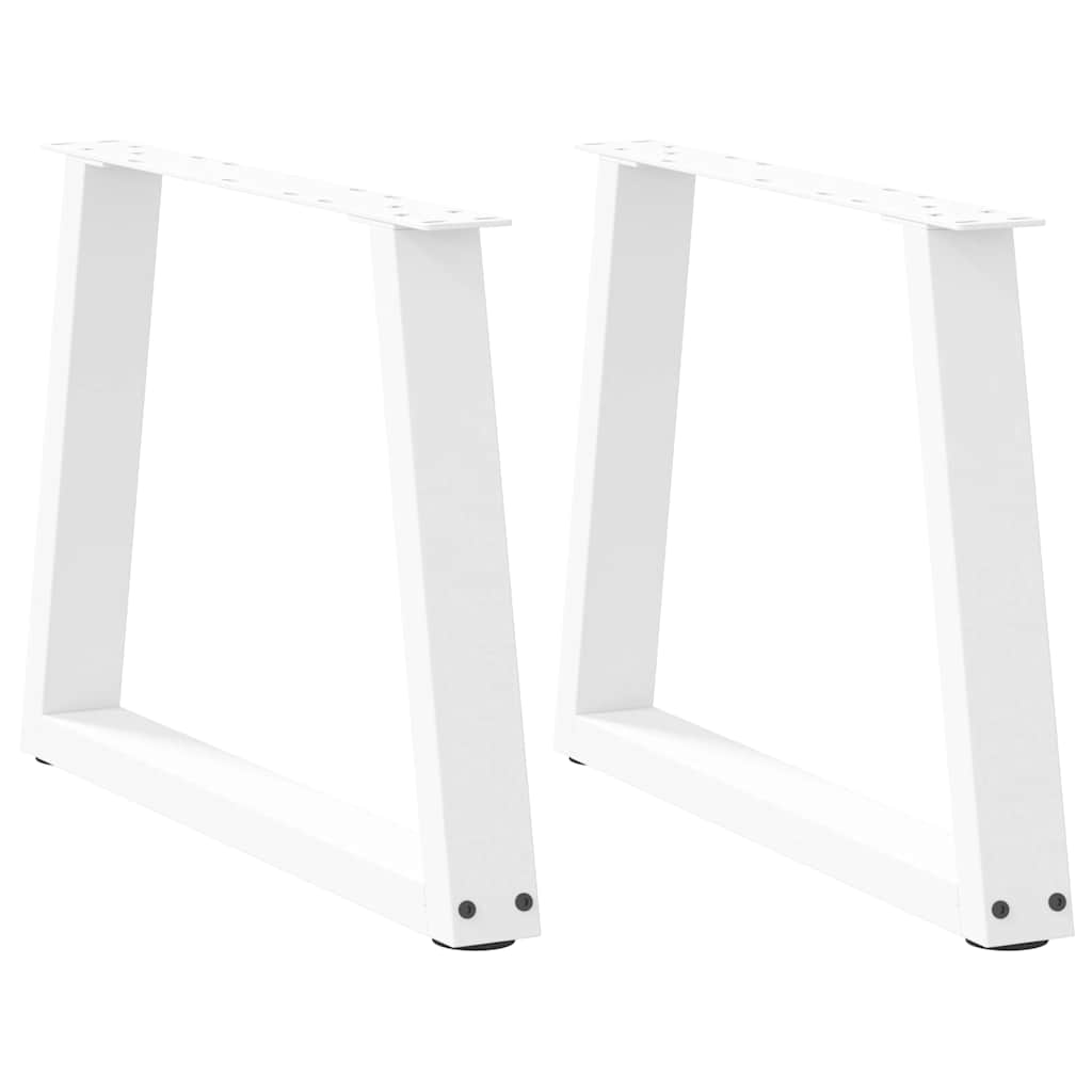 Coffee Table Legs V-Shape 2 Pcs Steel