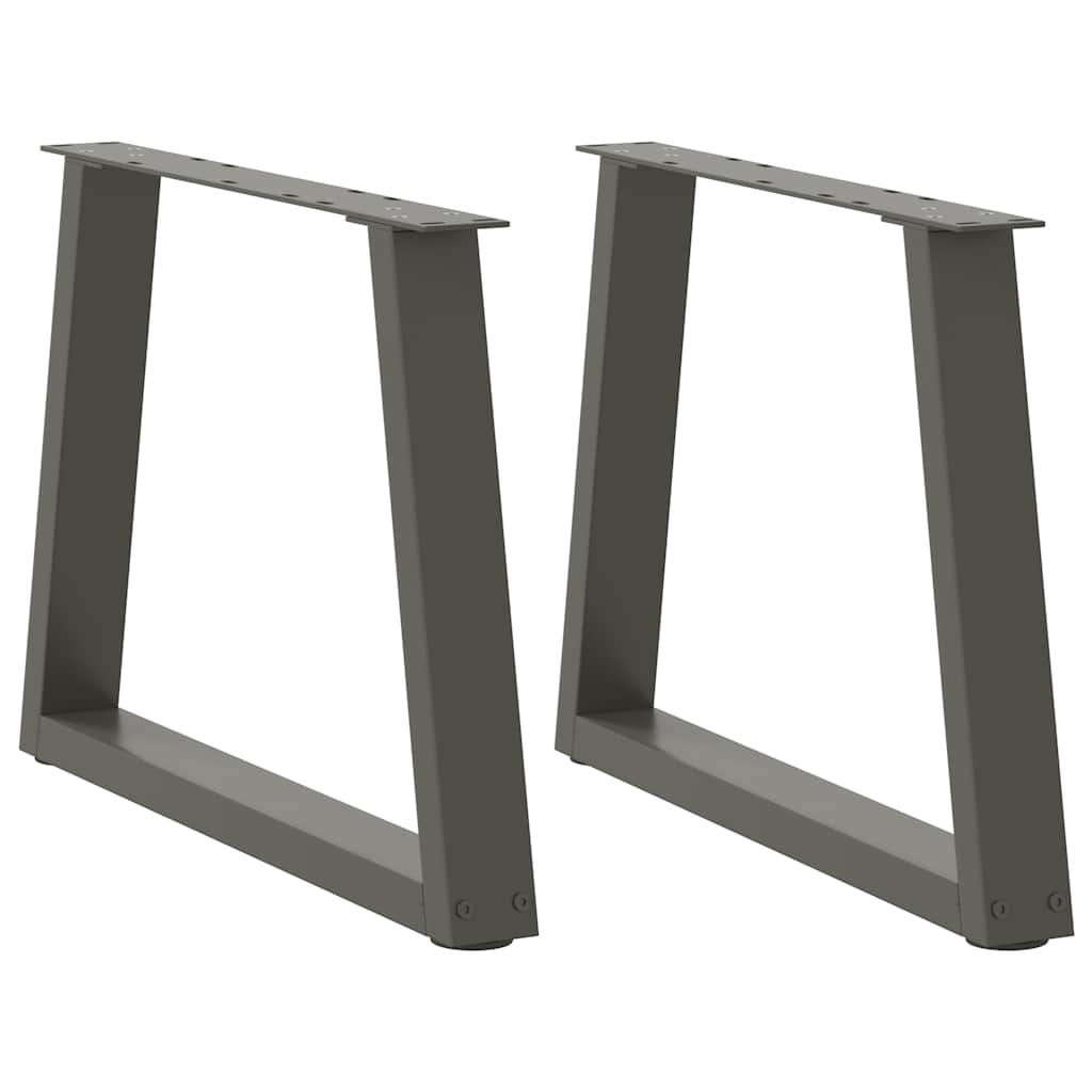 Coffee Table Legs V-Shape 2 Pcs Steel