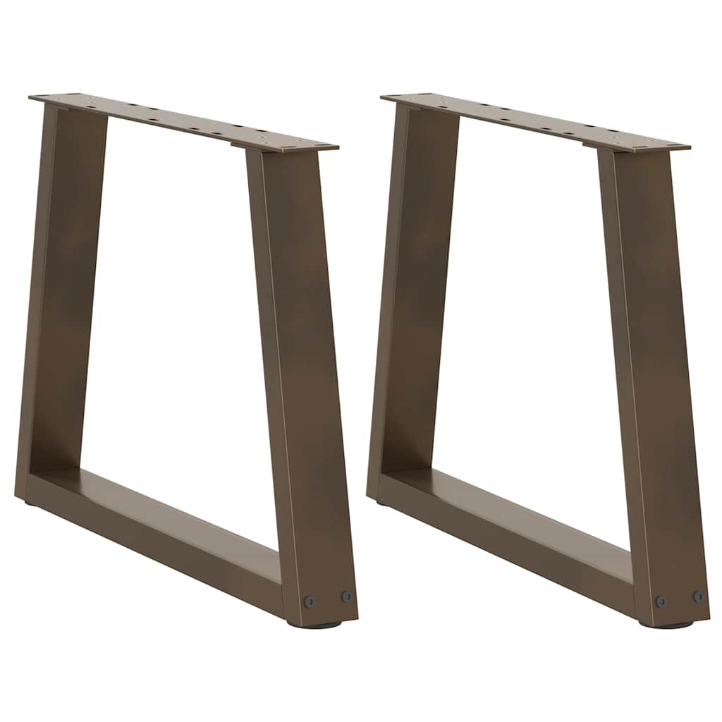 Coffee Table Legs V-Shape 2 Pcs Steel