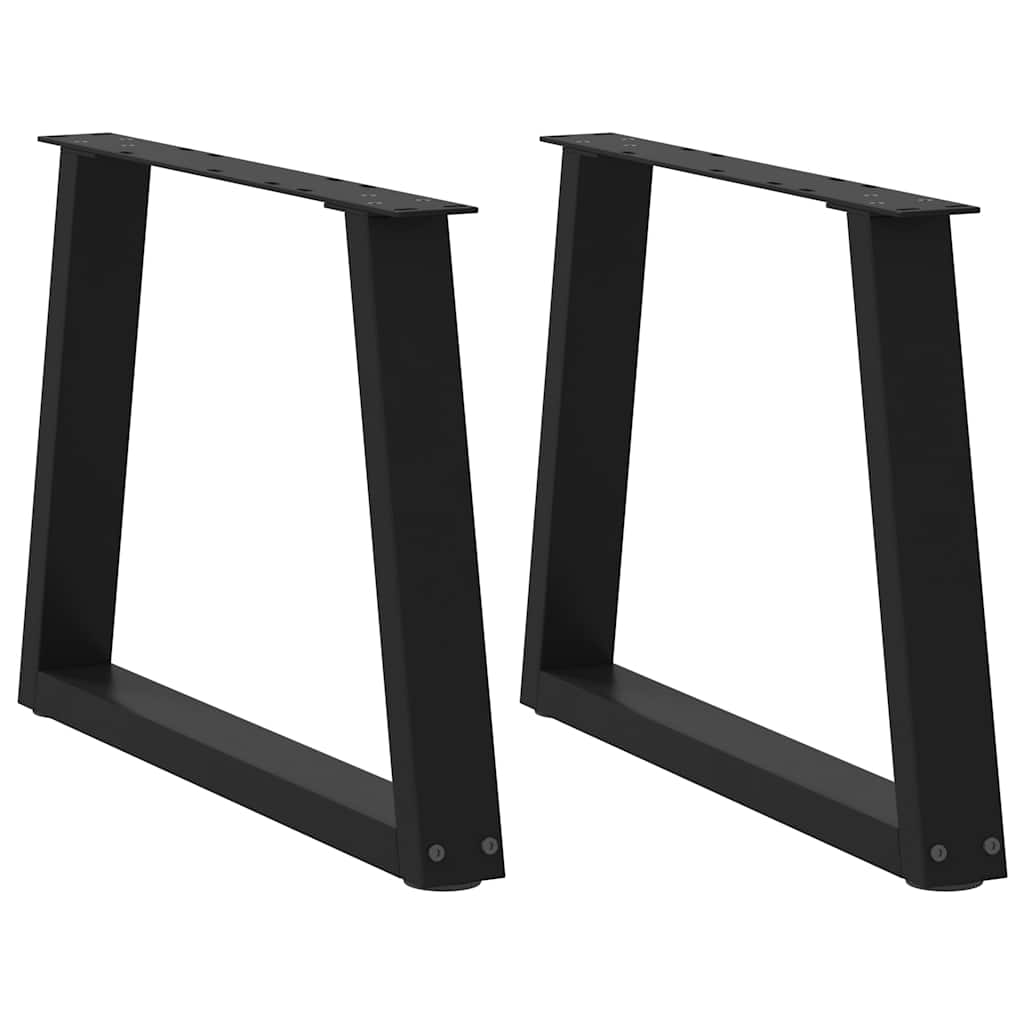 Coffee Table Legs V-Shape 2 Pcs Steel