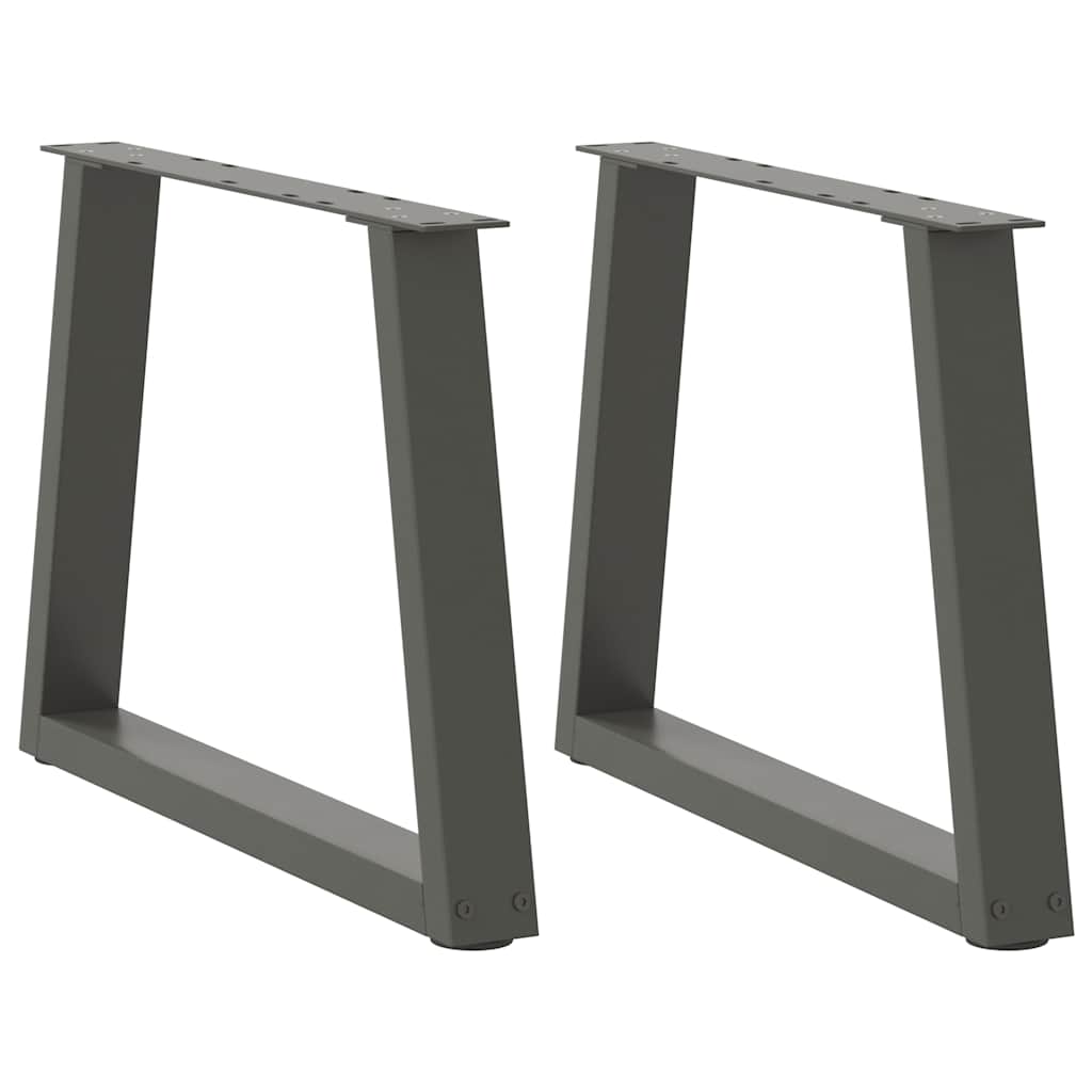 Coffee Table Legs V-Shape 2 Pcs Steel