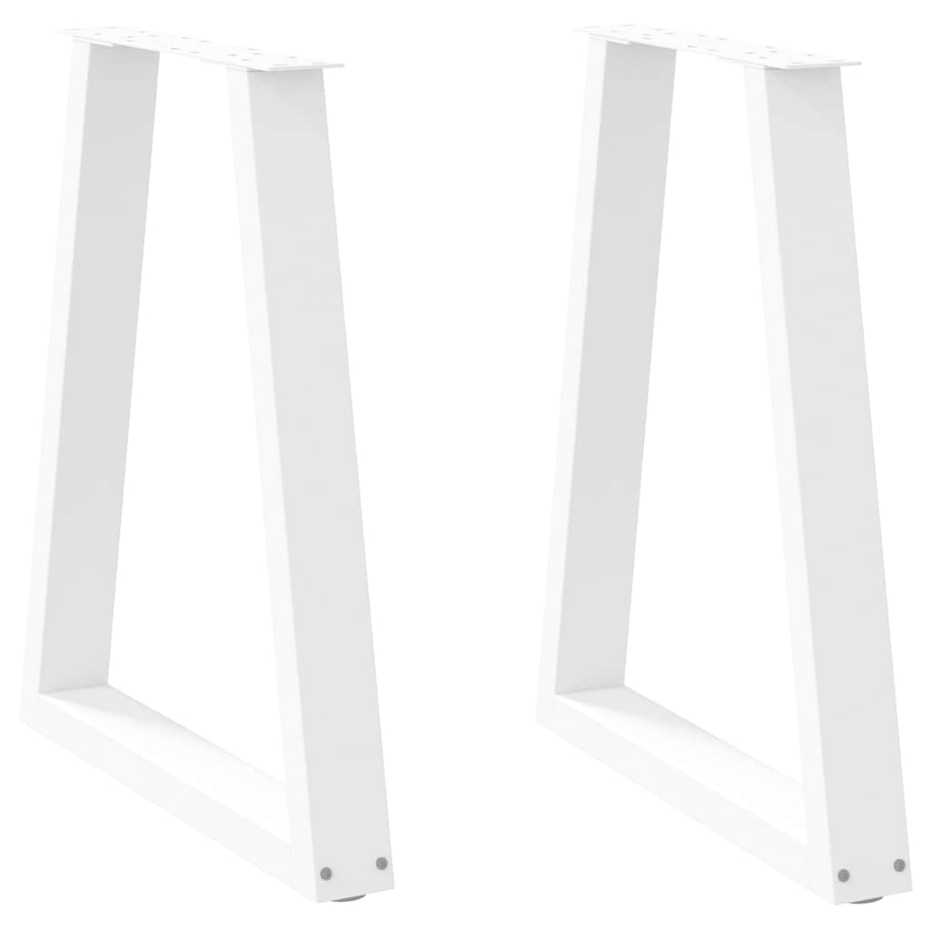 Coffee Table Legs V-Shape 2 Pcs Steel