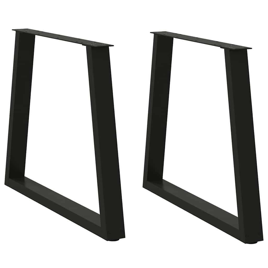 Coffee Table Legs V-Shape 2 Pcs Steel